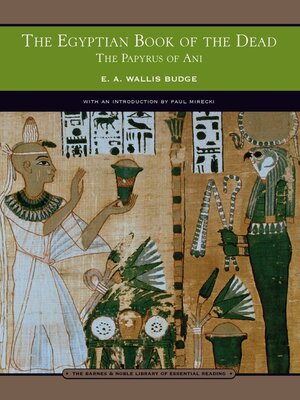 cover image of The Egyptian Book of the Dead (Barnes & Noble Library of Essential Reading)